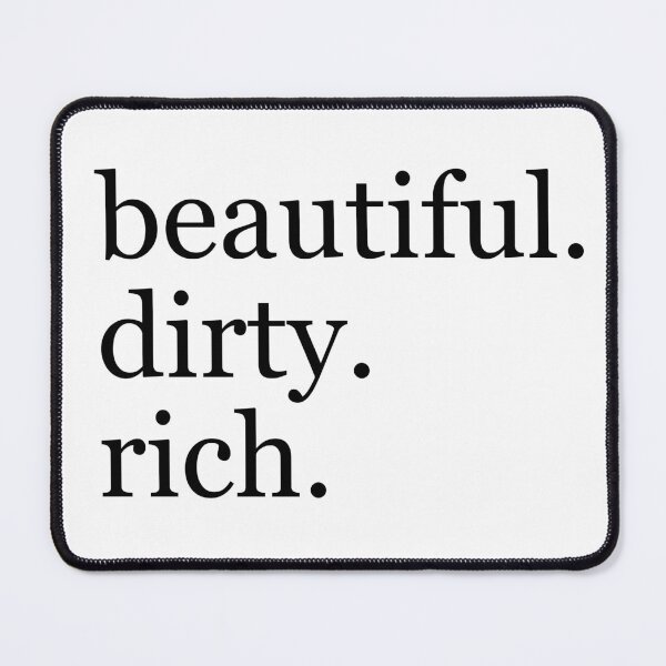 Item preview, “beautiful, dirty, rich” lady gaga quote designed and sold by ipek x.