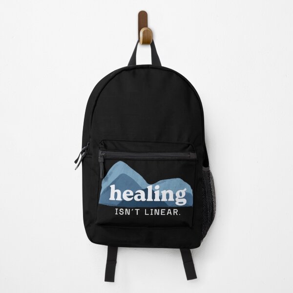 Item preview, Healing Isn’t Linear | Mental Health & Recovery Support Design designed and sold by Loops & Lines.