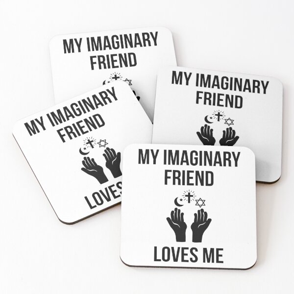 Item preview, My imaginary friend loves me  designed and sold by Rachel the Artist .
