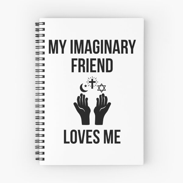 Item preview, My imaginary friend loves me  designed and sold by Rachel the Artist .