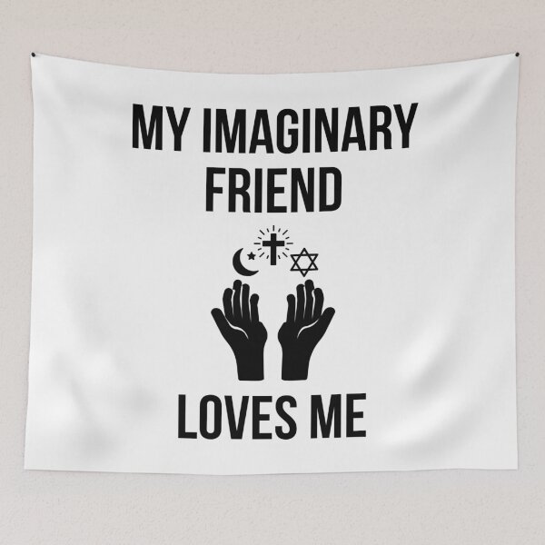 Item preview, My imaginary friend loves me  designed and sold by Rachel the Artist .