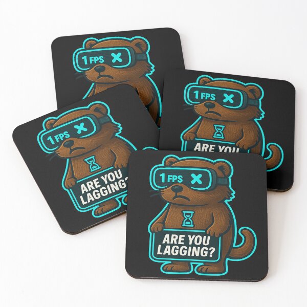 Item preview, Funny Cyber Otter - Are You Lagging? designed and sold by Derpy Lab .