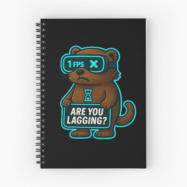 Item preview, Funny Cyber Otter - Are You Lagging? designed and sold by Derpy Lab .