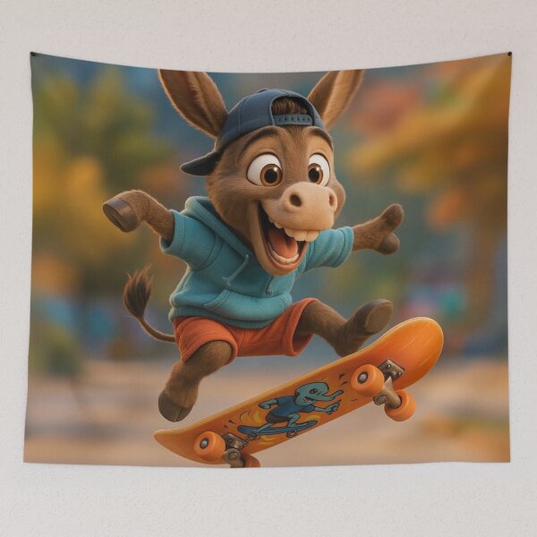 Item preview, Skater Donkey designed and sold by Sillytoe.