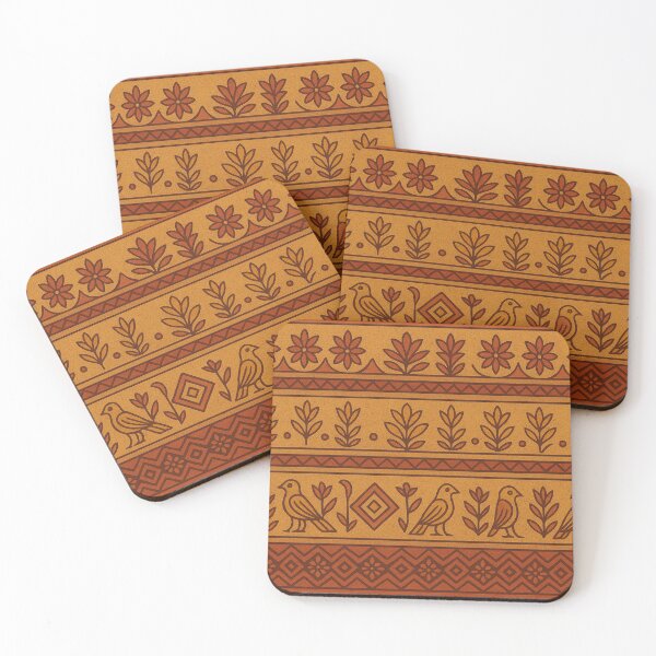 Item preview, Ancient Egyptian Bird Pattern – Floral Motifs & Geometric Decorative Design designed and sold by Queen Cleopatra.