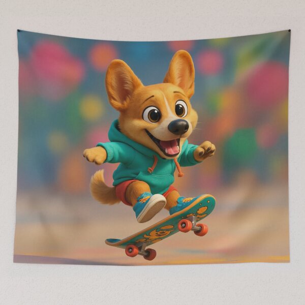Item preview, Skater Dorgi designed and sold by Sillytoe.