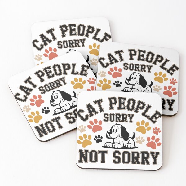 Item preview, Cat People Sorry Not Sorry, Sassy Cat Lover Apparel Classic T-Shirt  designed and sold by podlook.