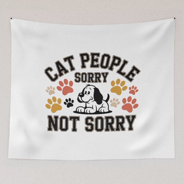 Item preview, Cat People Sorry Not Sorry, Sassy Cat Lover Apparel Classic T-Shirt  designed and sold by podlook.