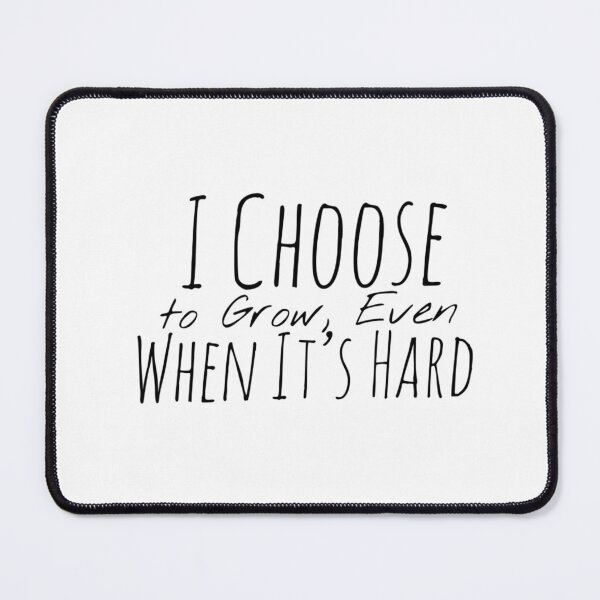 Item preview, I Choose to Grow, Even When It’s Hard – Growth Mindset Affirmation designed and sold by Camila Ardila.