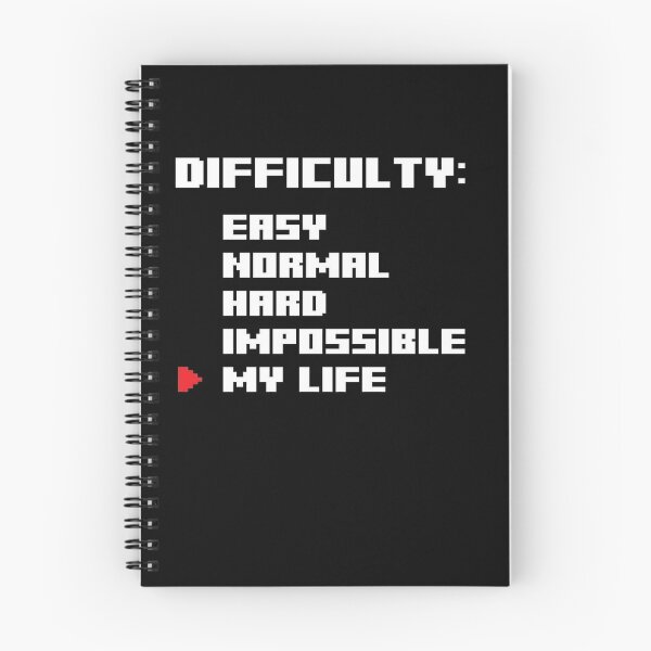 Item preview, Difficulty Level: My Life – Funny Gamer Quote designed and sold by RespawnArt 95.