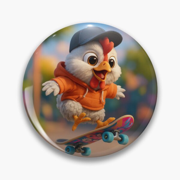 Item preview, Skater Dorking Chicken designed and sold by Sillytoe.
