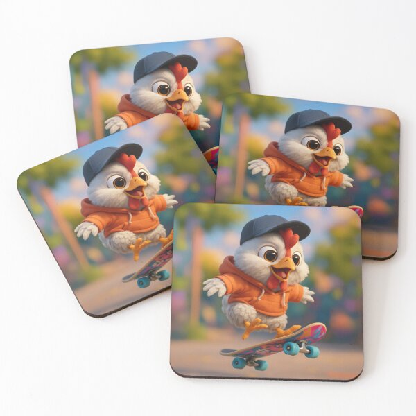 Item preview, Skater Dorking Chicken designed and sold by Sillytoe.