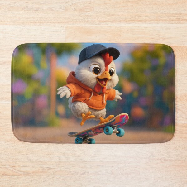 Item preview, Skater Dorking Chicken designed and sold by Sillytoe.