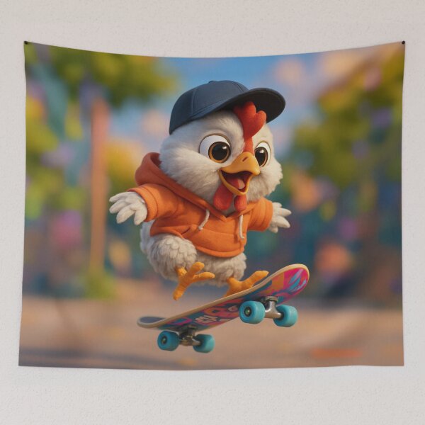 Item preview, Skater Dorking Chicken designed and sold by Sillytoe.