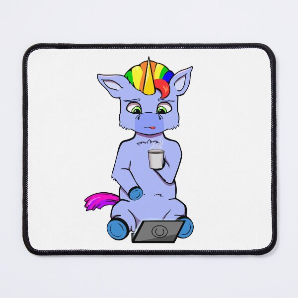 Item preview, Male Working Unicorn with Tongue Out designed and sold by Batmantis275.