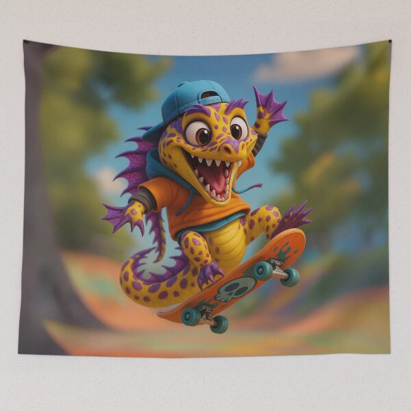 Item preview, Skater Dragon Eel designed and sold by Sillytoe.