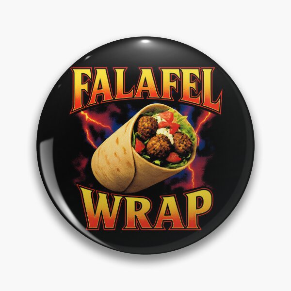 Item preview, Falafel Wrap Favorite Food Funny Weird 90s Falafel Gear designed and sold by DynamicDesign.