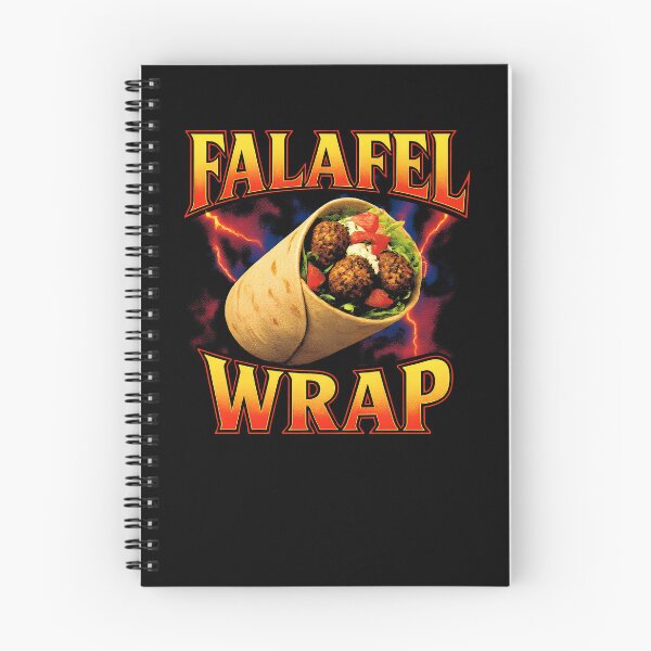 Item preview, Falafel Wrap Favorite Food Funny Weird 90s Falafel Gear designed and sold by DynamicDesign.