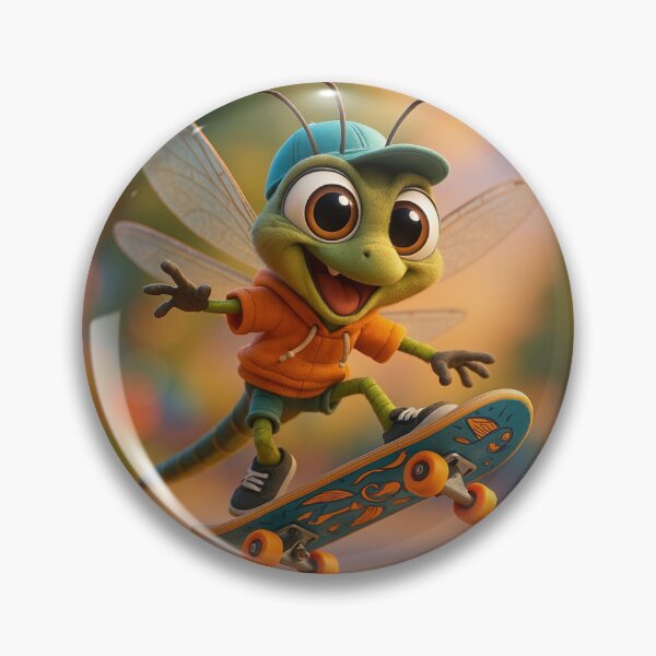 Item preview, Skater Dragonfly designed and sold by Sillytoe.
