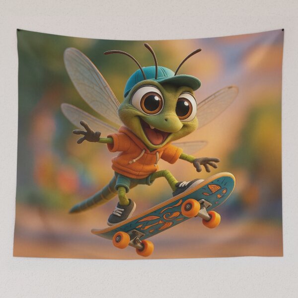 Item preview, Skater Dragonfly designed and sold by Sillytoe.