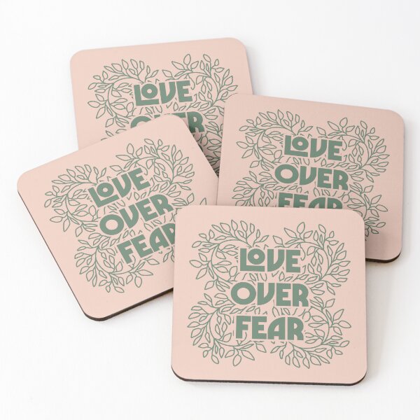 Item preview, love over fear designed and sold by folistudio.