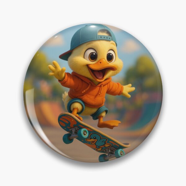 Item preview, Skater Duck designed and sold by Sillytoe.