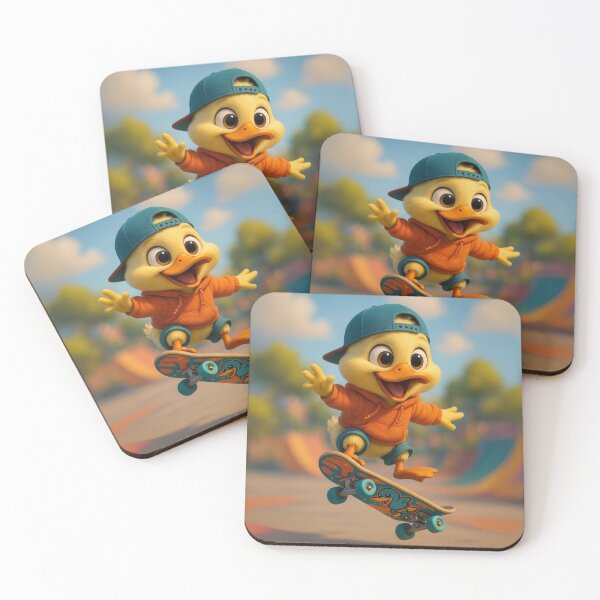 Item preview, Skater Duck designed and sold by Sillytoe.