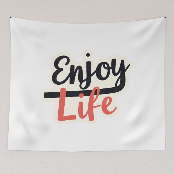Item preview, ENJOY LIFE – Bold Minimalist Typography Sticker designed and sold by nhk999.