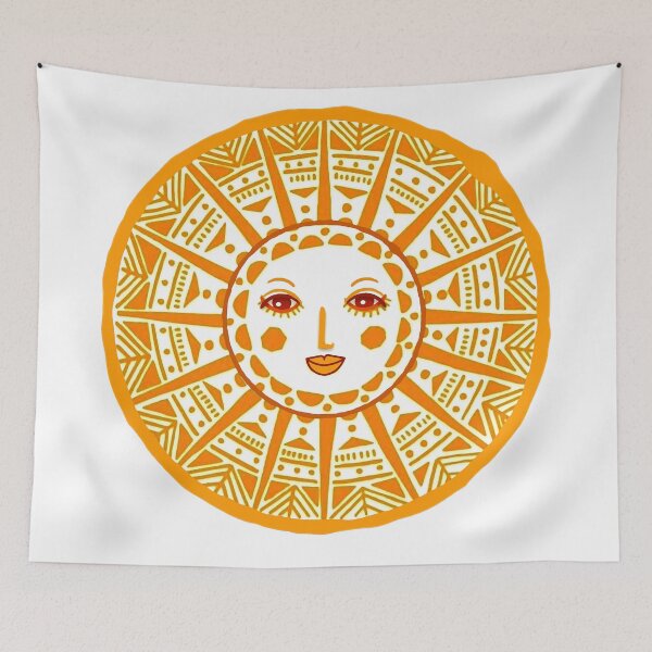 Item preview, Sun Face Pattern designed and sold by ViaARTfactory.