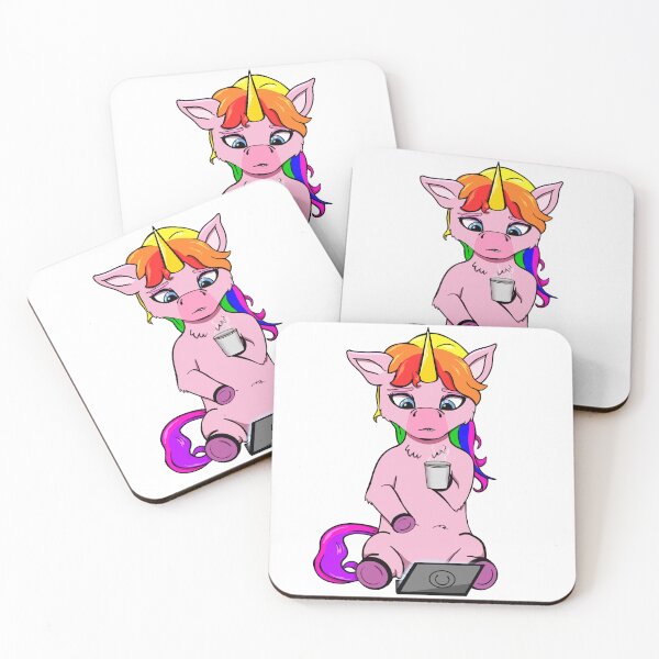 Item preview, Female Working Unicorn Biting Lip designed and sold by Batmantis275.