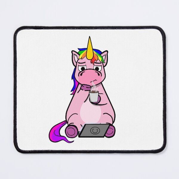 Item preview, Cartoon Working Unicorn designed and sold by Batmantis275.