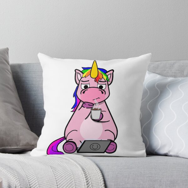 Item preview, Cartoon Working Unicorn designed and sold by Batmantis275.