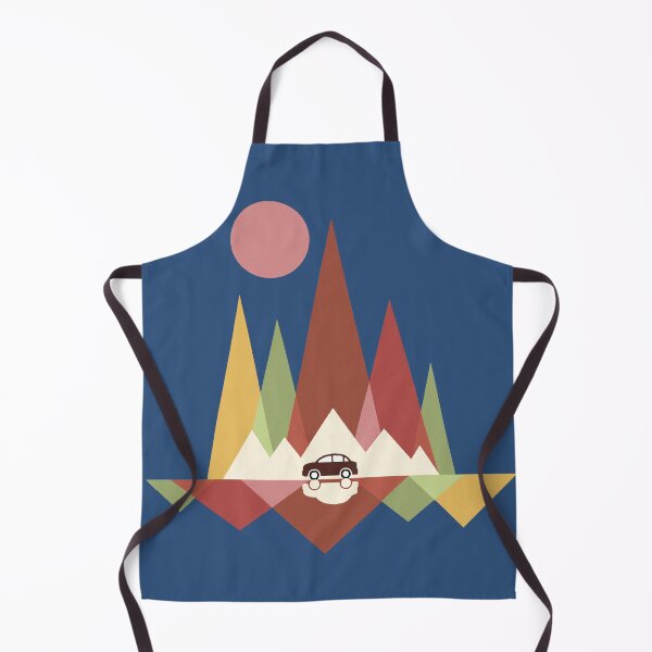 Item preview, Clean Mountain Roadtrip – Retro Minimalist Design designed and sold by Fran Studio.