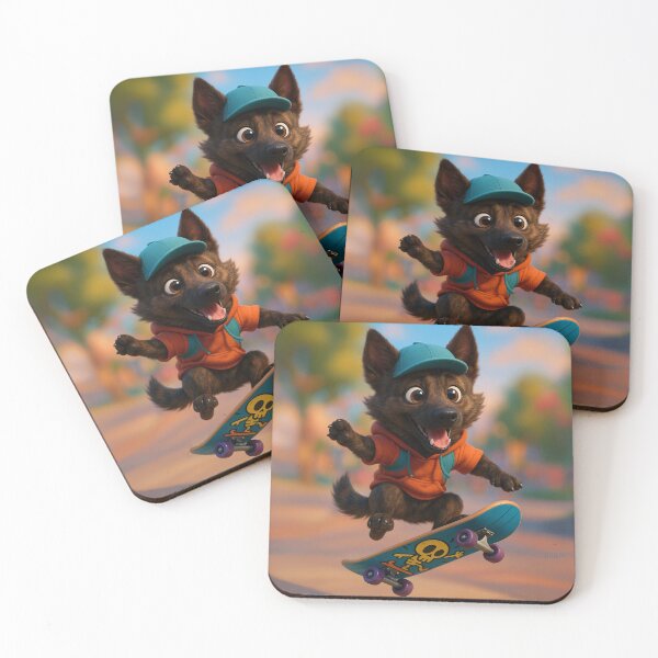 Item preview, Skater Dutch Shepherd designed and sold by Sillytoe.