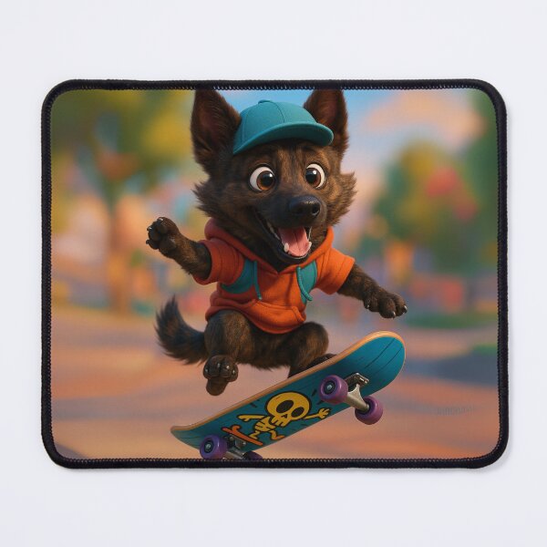 Item preview, Skater Dutch Shepherd designed and sold by Sillytoe.