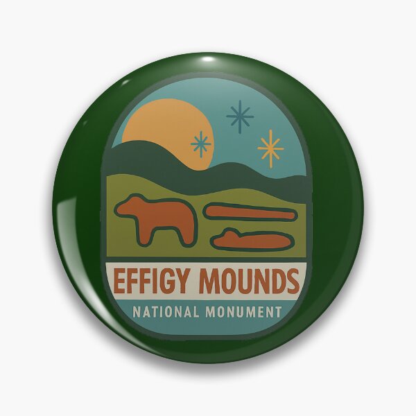 Item preview, Effigy Mounds designed and sold by Broken Antler Designs .