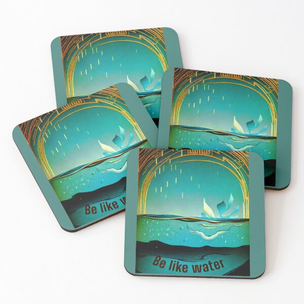 Item preview, "Be Like Water: Flow of Resilience" designed and sold by Jus1sicpuppy.