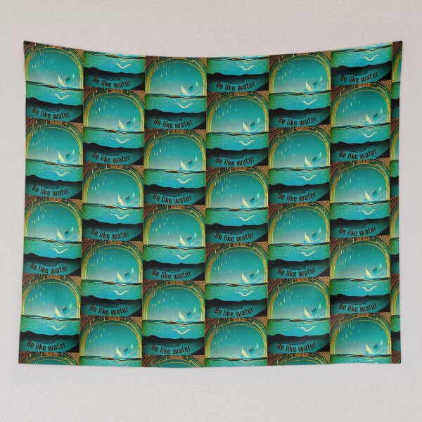 Item preview, "Be Like Water: Flow of Resilience" designed and sold by Jus1sicpuppy.