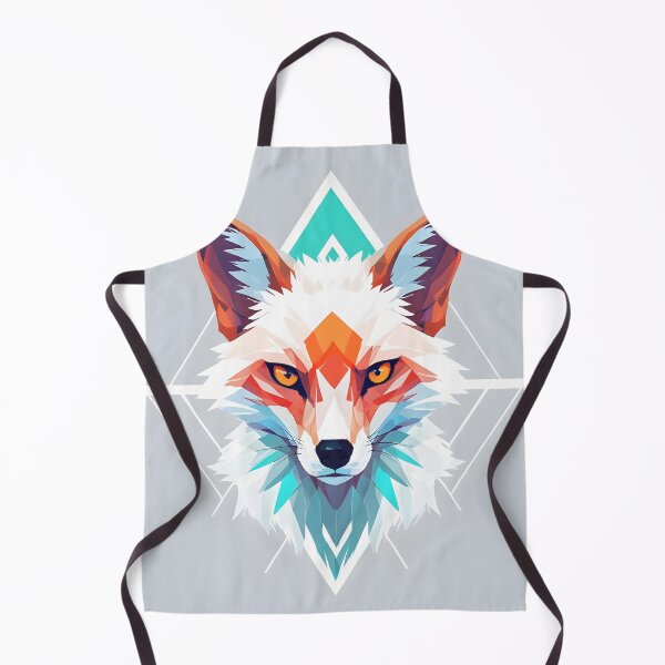 Item preview, Colorful fox in geometric abstract style designed and sold by Ledsor.