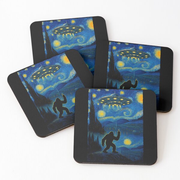Item preview, Bigfoot Starry Night designed and sold by GuwdTCo.