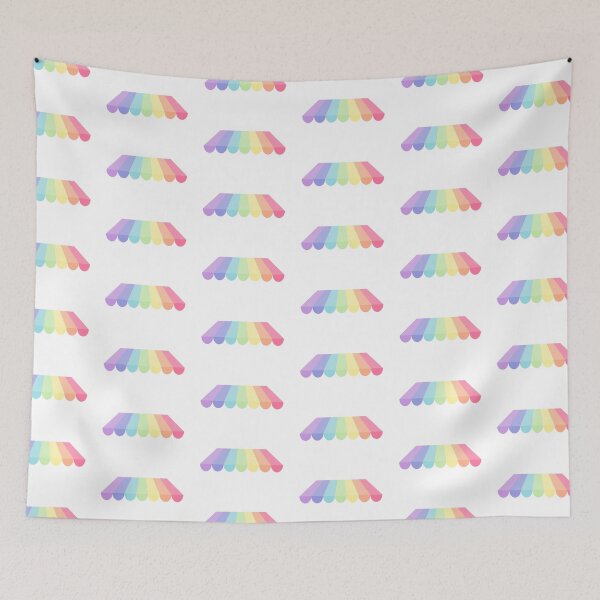 Item preview, Rainbow Striped Party Canopy Awning Graphic designed and sold by THP Creative.