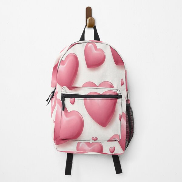 Item preview, Pink Puffy Hearts Pattern designed and sold by Campus Charm.