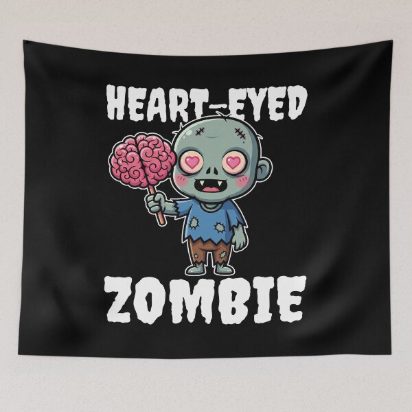 Item preview, HEART-EYED ZOMBIE - ZOMBIE HALLOWEEN designed and sold by KEF Custom.