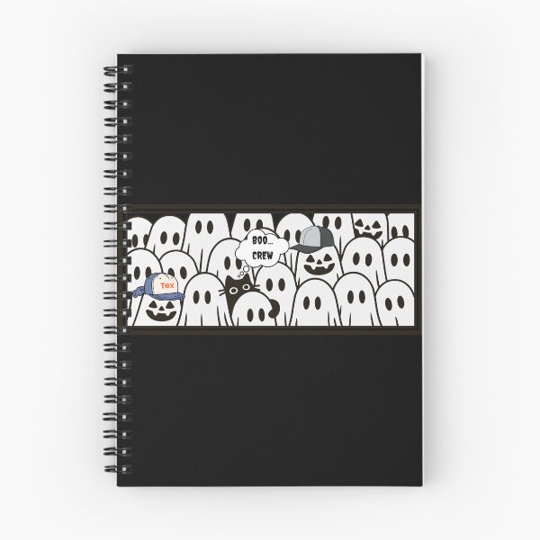 Item preview, “Boo Crew Ghosts with Black Cat Illustration” designed and sold by ProWander1.