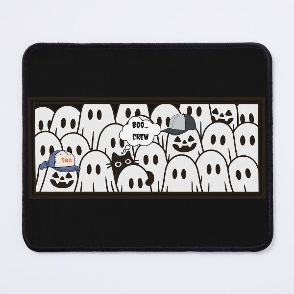 Item preview, “Boo Crew Ghosts with Black Cat Illustration” designed and sold by ProWander1.