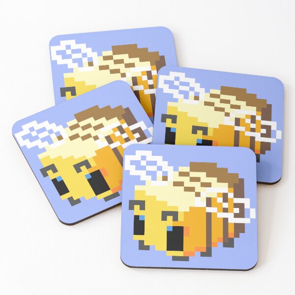 Item preview, Pixel Art Bee designed and sold by RexGrounds05.