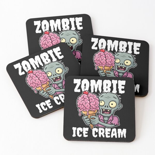 Item preview, ZOMBIE ICE CREAM - ZOMBIE HALLOWEEN designed and sold by KEF Custom.