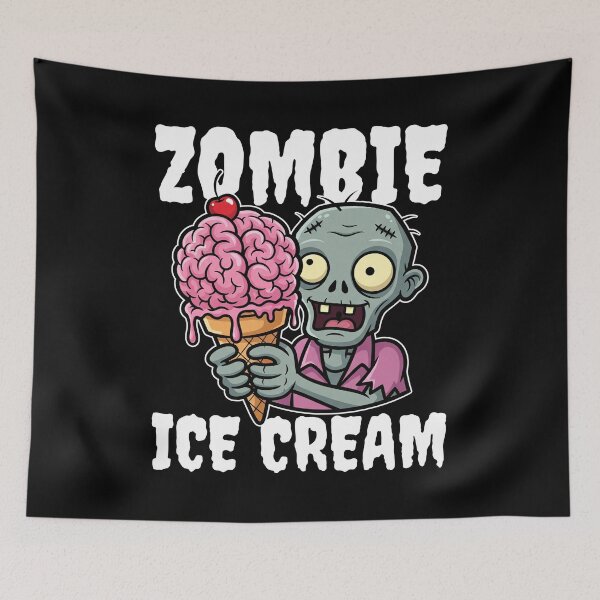 Item preview, ZOMBIE ICE CREAM - ZOMBIE HALLOWEEN designed and sold by KEF Custom.