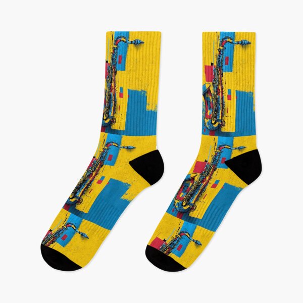 Item preview, Bring Jazz to Life - A Vibrant Abstract Celebration of Saxophone Color and Energy designed and sold by OlfactoART Studio.