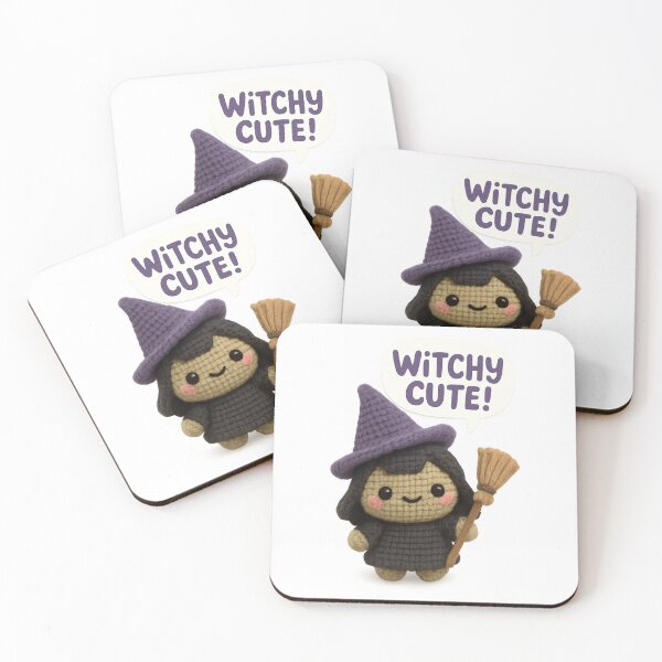 Item preview, Cute Halloween Witch Amigurumi Crochet Witchy Cute designed and sold by Tiny Stitch World.